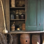old farm cupboard